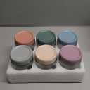 Novelinks 6 Pack Overnight Oats Containers with Plastic Lids,16 Oz Glass Mason jars with Airtight Lids, Clear Glass Fruit Yogurt Storage Jar,Kitchen Canisters