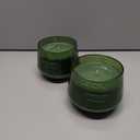 Yankee Candle Studio Scented Candle with up to 50 Hour Burn Time, Premium Plant Wax Blend for Consistent Burn, 10 oz Jar Candle with Room Filling Fragrance, Balsam & Cedar, Pack of 2
