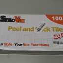 StyloVue 100 Pieces Peel and Stick Backsplash for Kitchen, 3" x 6" PVC Subway Tile 2026 Upgraded Dolomite Star Gray Backsplash Stick on Tile Elevate Kitchen Fireplace RV