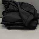 sancua 6 Pack Black Tablecloth 90 x 132 Inch - Rectangle Table Cloth for 6 Feet Tables Stain and Wrinkle Resistant Washable Polyester Table Cover for Dining Wedding Banquet Party Buffet Restaurant