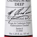 M. Graham Artist Oil Paint Cadmium Red Deep 1.25oz/37ml Tube
