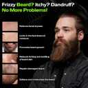 2X Biotin Beard Growth Oil for Men - Natural Organic Leave-in Conditioner & Softener - Mustache & Facial Hair Thickener, Moisturizer & Strengthener - Anti Itch & Dandruff Serum, 2 fl.Oz(Cedar)