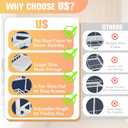 Under Sink Organizer 2 Pack, Metal Large Capacity 2-Tier Sliding Cabinet Storage Rack, Heavy-Duty Rust-Resistant Steel Frame, Holds 50 lbs Each, Adjustable Height 1216", 14"D x 11"W for Home, White