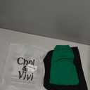 Chol&Vivi Dog Clothes, 2pcs Soft Breathable Cotton T-Shirts, XL Size, Black and Dark Green