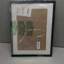 upsimples 13x17 Picture Frame, Display Pictures 10x14 with Mat or 13x17 Without, Wall Hanging Photo Frame, Black, 1 Pack
