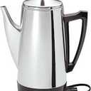 Presto 02811 Stainless Steel Electric Coffee Percolator  12Cups, EasyPour Spout, StayCool Handle, Make 212 Cups