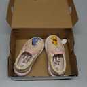 Disney Winnie The Pooh Slip On Sneakers Pooh Bear Shoes for Kids and Toddlers, Size: 5 Toddler (Beige)