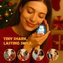 2 x Funny Farewell Gifts for Coworkers, Leaving Gifts for Women Men, Goodbye Going Away Gift for Colleague, Manager, Boss, Fine Go Be Fabulous Crochet Shark