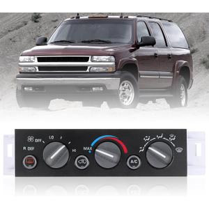 599-006 Climate Control Module,A/C Heater Climate Control Panel Fit for Chevrolet Suburban Tahoe Fit for GMC Yukon 1996-2000, Replace#9378805 16231165