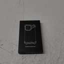 Metal Frameless Case for iPhone 15 Promax, Bezel Less Slim Hard Shockproof Ultra Thin for iPhone 15 Pro Max Case, Minimalist Aluminum Bumper Protective Cover for Men, Black