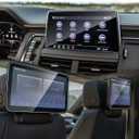 3PC Screen Protector Compatible with 2021-2025 Chevy Tahoe Suburban & GMC Yukon Accessories, Tempered Glass Protective with 10.2In Infotainment Screen & 12.6In Rear-Seat Screen Film