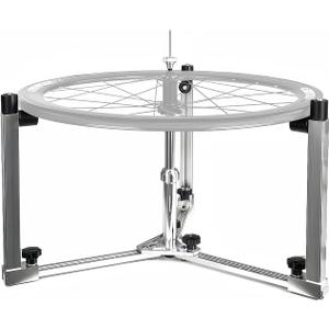 Wheel Weaving Stand for Bike Repair, Bicycle Wheel Truing & Spoke Lacing Stand, Fits Multiple Wheel Sizes (MTB & Road), Professional Hub Spokes Braiding Tool, Adjustable Rotating Repair Stand