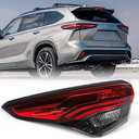 Huray Left Outer Tail Light for Toyota Highlander 2020-2023 Driver Side Taillight Lamp Assembly Replacement for TO2804156 815600E230