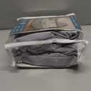 MIYE Pleated Waffle Weave Bed Skirt, Tailored Dust Ruffle 16 Inch Drop Easy Fit, Machine Washable (Dark Grey, King - 16" Drop)