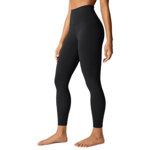CRZ YOGA Butterlift Workout Leggings 25" - High Waisted Pilates Gym Athletic Womens Yoga Pants Buttery Soft (Black, XL)