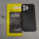 JETech Silicone Case for iPhone 14 Pro 6.1-Inch, Silky-Soft Touch Full-Body Protective Phone Case, Shockproof Cover with Microfiber Lining (Black)