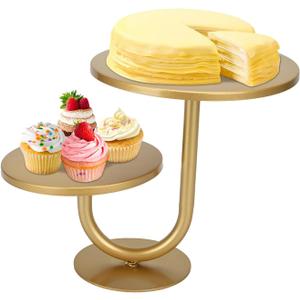 Cake Stand,Birthday Cake Stands,2-Tier Cupcake Stand,Cake Stands for Party Dessert Display