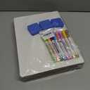 Tlpmsk Small White Board, Dry Erase LapBoards 9''x 12'' Mini Board Double Sided Portable LapBoards for Students Teachers School Supplies (12 White Boards)