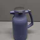 IDEUS Thermal Coffee Carafe 68oz (2, 000ml), Stainless Steel Double Wall Insulated Vacuum Flask, Water Jug Coffee Server and Beverage Dispenser, Heat and Cold Retention (Ocean Blue, 68oz (2, 000ml))