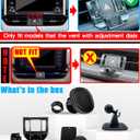 Car Phone Holder Stand Mount Only for (Toyota RAV4 2019 - 2024 Premium XLE, Adventure, TRD Off-Road, Limited, Hybrid XSE) Must with Adjustment Wheel, Otherwise Not Fit, for Example not fit XLE, LE, SE