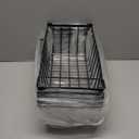 iSPECLE Freezer Organizer Bins - Fits 7 Cu.Ft Chest Freezer, 4 Pack Stackable Wire Baskets(14.7" Length), Heavy Duty Coated Deep Freezer Organizer, Rust Resistant for Frozen Food Sorting, Black