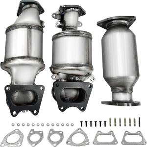 JT Exhaust Catalytic Converter Compatible with Honda Accord 2003-2007 3.0L, 2005-2010 Odyssey EX/LX, 2005-2008 Pilot, 2006-2008 Ridgeline 3.5L (EPA Compliant)