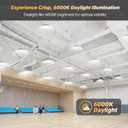 AIKVSXER 300W UFO High Bay Light 45000LM LED Shop Light 6000K Daylight IP65 Waterproof for Warehouse Garage Barn Factory Workshop 5ft Plug & Play 1 Pack