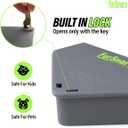 Fursnare 6-Pack Mouse Bait Stations for Outdoor & Indoor Use with Lockable Keys, Weatherproof, Safe for Kids & Pets