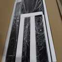 Swivel TV Stand with Mount and Power Outlet, Entirement Center, Black TV Console Table