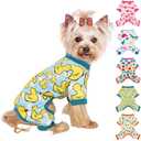 Dosuyi Dog Pajamas for Small Dogs, Soft Thin Pjs Jammies Cat Doggie, Summer Spring Pet Cute Puppy Clothes Outfits Doggy Boy Girl (Medium)
