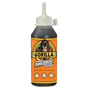 Gorilla Original Gorilla Glue, Brown, Waterproof Polyurethane Glue, 8 Ounce (Pack of 1) - Expands Into Materials, All Purpose