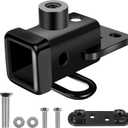 13419 Class 3 Trailer Hitch Receiver for Dodge Ram 1500 Hitch Receiver(2019-2024),2"Hitch Receiver,Compatible Tow Hook, Cargo Rack, Bike Rack, Ball Rack,Tow Hook (Black, Including Accessories)