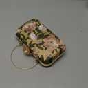 Womens Vintage Floral Embroidery Clutch Evening Handbag Shoulder Bags Purse for Wedding Party Prom