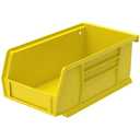 Akro-Mils 30220 AkroBins Plastic Storage Bins, Space-Saving Stackable Bins for Garage, Pantry, Craft Organization, 7-Inch x 4-Inch x 3-Inch, Yellow, 12-Pack