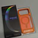 TORRAS Stronger Magnetic & Shockproof for iPhone 17 Pro Max Case, Fit for MagSafe, Military Grade Drop Protection, Camera Control, DIY Button, Slim for iPhone 17 Pro Max Case Translucent Orange