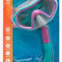 Bestway Snorkel Mask | Swimming Goggles for Kids, No Leaking, UV Protection and Adjustable Strap, Crusader