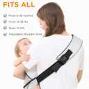 GAGAKU Toddler Carrier Adjustable Padded Sling Portable Ergonomic Baby Holder Carrier with Non-Slip Seat for 6-36 Months Infants & Toddlers (14-35 lbs)-Light Grey