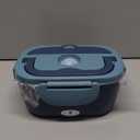 Electric Lunch Box Food Heater 80W Heated Lunch Box for Adults 12V 24V 110V 220V Portable Food Warmer LunchBox Lonchera Elctrica Porttil for Car Truck Work Driver Christmas White Elephant Gift (Blue)