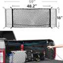 Truck Bed Cargo Net,Cargo Storage Elastic Mesh Net Organizer with Hooks,Pickup Truck Bed Grocery Holder with Hooks
