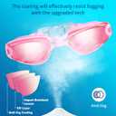 2 x Aegend Swim Goggles, Swimming Goggles No Leaking Full Protection Adult Men Women Youth