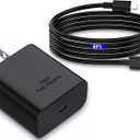 for Samsung Charger Super Fast Charging 45W USB C Super Fast Charger with 6FT Type C Charger Cable Cord for Samsung Galaxy S25/S24/S23/S22/S21/Ultra/Plus/FE,Note 20,Galaxy Tab S9,Z Fold/Z Flip,A55,A15