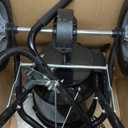 Brinly P20-500BHDF Push Spreader with Side Deflector Kit, 50 lb. Capacity, Black