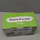 Bubble Machine Durable Automatic Bubble Blower, 18000+ Big Bubbles Per Minute Bubbles for Kids Toddlers Bubble Maker Operated by Plugin or Batteries Bubble Toys for Indoor Outdoor Birthday Party (White)