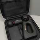 Handheld Therapeutic Percussion Massage Gun with 5 Speed Settings, 3 Arm Angles, and 4 Swappable Heads for Premium Back & Muscle Relief