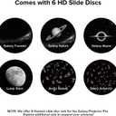 YUNRAY Galaxy Projector Disc – Ultra HD Projector Slide, Compatible with YUNRAY Galaxy Projector Pro and Model SKE-TKQ01 & BL-DQY02 (Pro Version) Projectors – 6 Disc Set