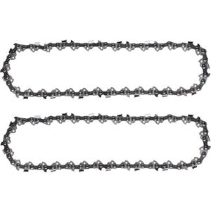 2 Pack 14 Inch Chainsaw Chains 3/8 LP .050" 52 Drive Links Fits Craftsman/Sears, Echo, McCulloch, Poulan, Homelite, Ryobi