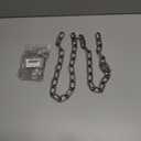 47.24 inch/1.2 Meter Stainless Steel Security Chain Lock with Anti-Cut Padlock & 2 Keys - Heavy Duty Anti-Theft Protection for Bicycle, Motorcycle, Scooter, Door, Fence, Garage