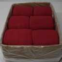 ROLLEE POLLEE Children's Nap Blanket, Super Soft Anti-Pill Fleece Blanket for Toddlers and Kids, 36" x 48" (Red, 6-Pack)