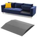 Sellmazon Couch Cushion Support, Trapezoid 40D Sofa Cushion Support for Sagging Couch Seats, High Density Foam Furniture Seat Sagging Repair (Grey 1p)
