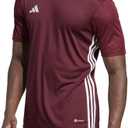 Adidas Men's Tabela 23 Jersey (Large Tall 3", Team Maroon/White)